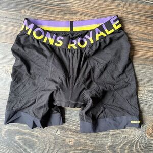 Mons Royale Black Chammy Liner shorts
